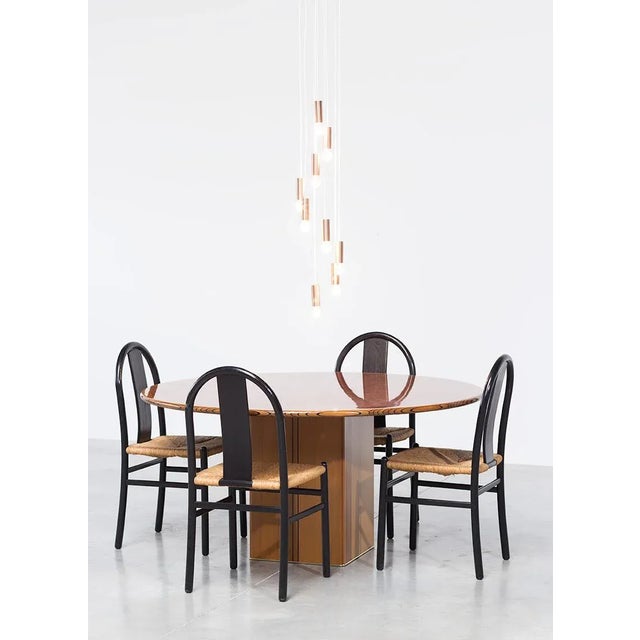 1970s Copper Colored Cascading Light by Raak Amsterdam For Sale - Image 5 of 9