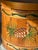 American Vintage Firkin Sugar Bucket Hand-Painted Pinecones For Sale - Image 3 of 7