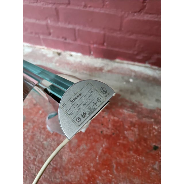 Gray Artemide Icaro Wall Lamp by Carlo Forcolini, 1980s For Sale - Image 8 of 9