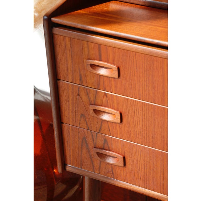 Vintage Danish Teak Secretary, 1960s For Sale - Image 17 of 18