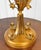 Vintage 32" Italian Hollywood Regency Gold Tulip Table Lamp For Sale - Image 6 of 8