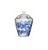 Ceramic Chinese Porcelain Blue White Water Mountain Scenery Container For Sale - Image 7 of 9