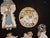 Religious Christmas Ceramic Ornaments Handcrafted by Benedictine Monks at St. Andrew's Abbey in California. For Sale - Image 3 of 9