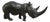 Serpentine Rhinoceros Sculpture by Lamelik, Zimbabwe, 1960s For Sale