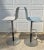 A nice pair of HAL model stools designed by Jasper Morrison and made by Vitra. One in pale blue and one in beige. Seat...