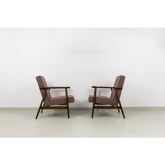 1960s Set of Vintage Beech Armchairs, Poland, 1960s For Sale - Image 5 of 18