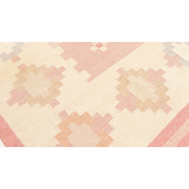 Textile Doris Leslie Blau Vintage Swedish Double Sided Rug For Sale - Image 7 of 8