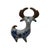 Folk Art Vintage Mexican Folk Art Pottery Hand-Painted Ceramic Antelope Figurine For Sale - Image 3 of 12