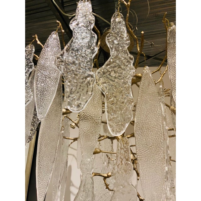 Modern Modern Organic Crystal Branch Chandelier For Sale - Image 3 of 7