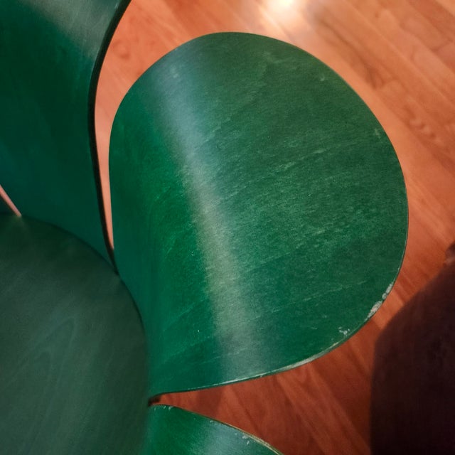 Vintage 1980s Sculptural Bentwood “Flower” Chair – Attributed to Miro Harold / King Harold For Sale - Image 10 of 11