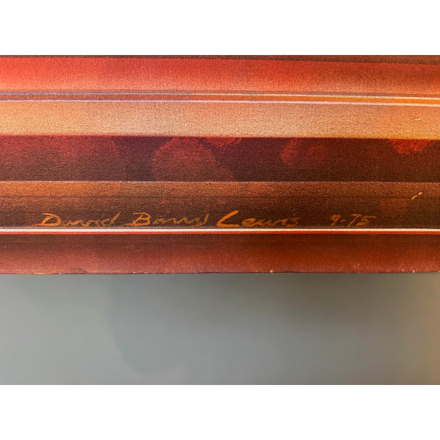 1970s David Barry Lewis Large Scale Mid Century Abstract Painting For Sale - Image 4 of 8