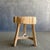 Vintage Elm Wood Chop Block Table #L03 For Sale - Image 4 of 9