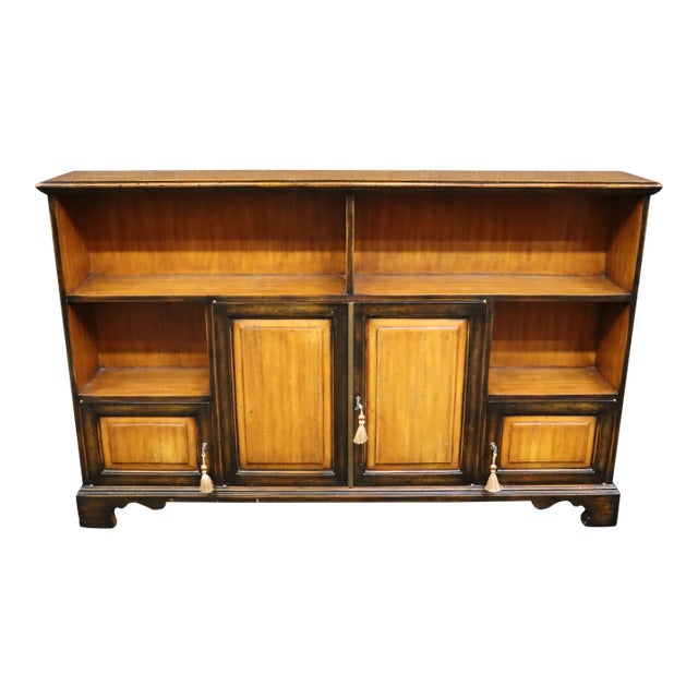 Theodore Alexander English Style Mahogany Bookcase For Sale