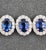22.10 Ct Natural Sapphire & Diamond Tennis Bracelet For Sale - Image 4 of 8