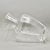 Glass Vintage 1980’s Simon Pearce “Shelburne” Clear Hand Blown Glass Optic Vase For Sale - Image 7 of 8