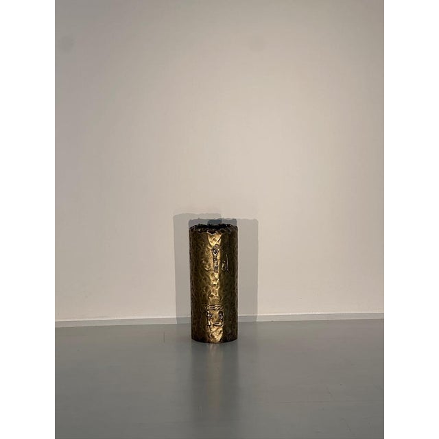 Brutalist Umbrella Stand by Angelo Bragalini, 1960s For Sale - Image 9 of 10