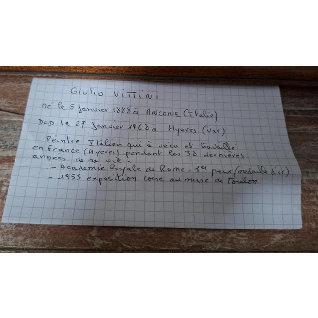 After Giulio Vittini, A Woman, 1890s-1910s, Oil on Canvas For Sale - Image 7 of 12