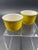 Staffordshire Early 20th Century Empire Ware Yellow Trinket Dishes- a Pair For Sale - Image 4 of 12