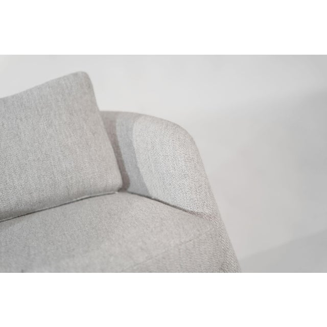 Set of Swivel Lounges on Walnut Supports by Leon Rosen, Circa 1970s For Sale - Image 12 of 12