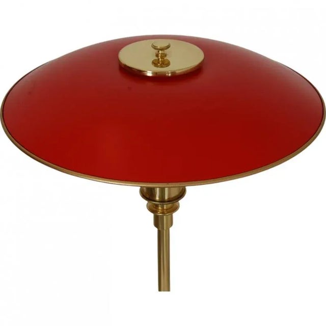 Metal Red Ph3/2 Table Lamp from Poul Henningsen, 1990s For Sale - Image 7 of 11