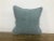 Turkish Blue Ethnic Handmade Hemp Kilim Pillow Cover For Sale In Phoenix - Image 6 of 6
