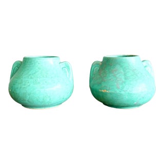 Vintage Boho Vibrant Vase - Set of 2 For Sale