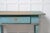 Turquoise Antique Classic Folk Art Gustavian Swedish Turquoise Table with a Drawer For Sale - Image 8 of 10