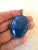 Mid-Century Modern Vintage Lapis and Silver Pendant For Sale - Image 3 of 5