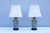 Mid-Century Modern 1950s Chinese Floral Porcelain Table Lamps 19th-Century Famille Verte Style, a Pair For Sale - Image 3 of 18