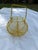 Mid-Century Modern Mid-Century Yellow Egg Wire Basket With Handle For Sale - Image 3 of 6