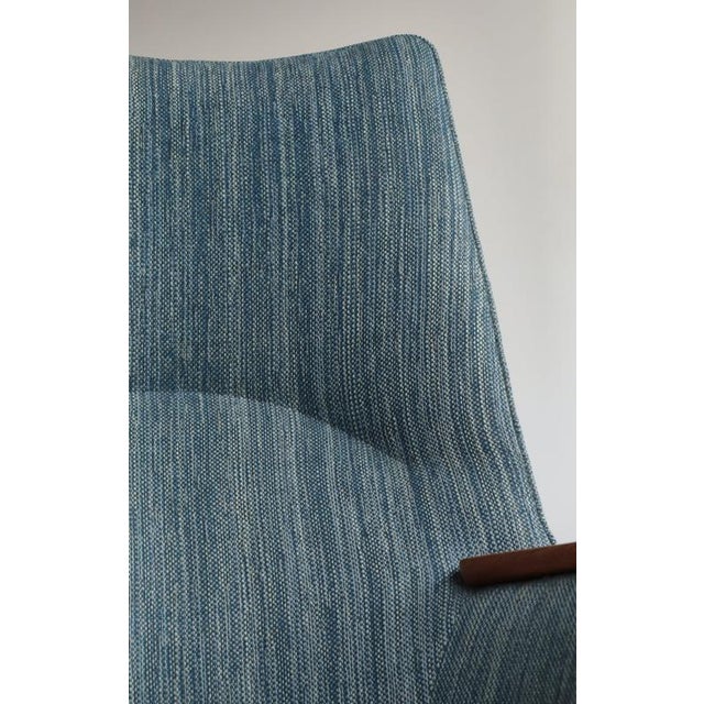 Set of Vintage Mama Bear Lounge Chair and Ottoman in Oak and Teak by Hans J. Wegner for A.P. Stolen, 1950s For Sale - Image 9 of 18