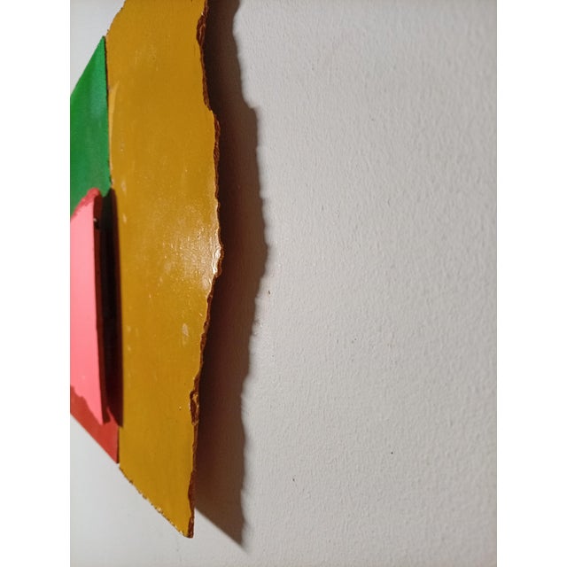Contemporary Abstract Aerosol on Assembled Masonite (Isorel) "Untitled 145" by Andre Debono For Sale - Image 6 of 6
