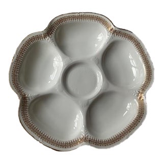 Antique Cauldon England Oyster Plate For Sale