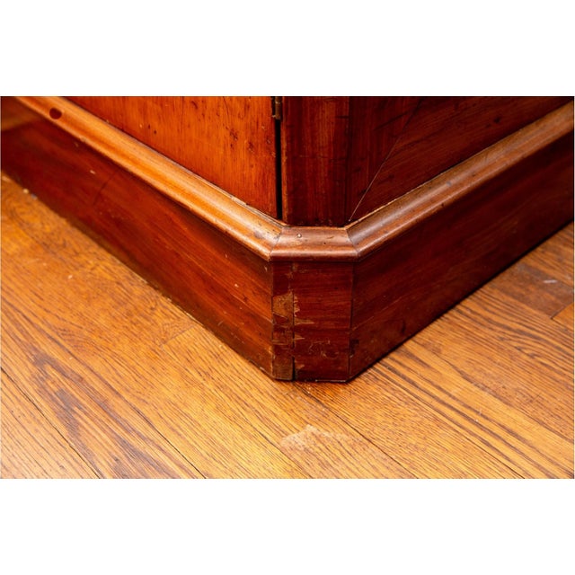 Wood Antique Mahogany Eldridge of London Campaign Armoire For Sale - Image 7 of 11