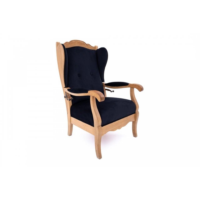 Set of Reclining Chair with Ottoman, 1940s For Sale - Image 12 of 18
