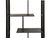 Coffee Pair Asian Inspired Asymmetrical Dark Brown Shelving Display Cabinet Divider For Sale - Image 8 of 14
