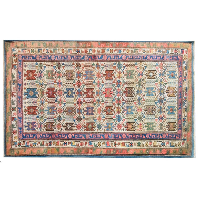 Textile Late 19th Century Kazak Rug For Sale - Image 7 of 13