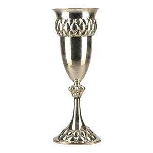 Jugendstil/Art Nouveau Silver Plated Chalice-Shaped Presentation Trophy Vase by German Company Württembergische Metallwarenfabrik (Wmf)