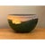 Bottle Green Vintage Glazed Studio Pottery Bowl For Sale - Image 8 of 12
