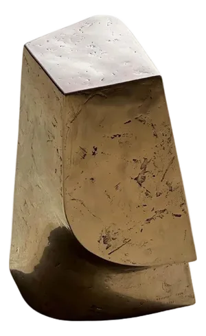 Limited Edition Lost Wax Casted Bronze Palm Side Table by Vogel Studio