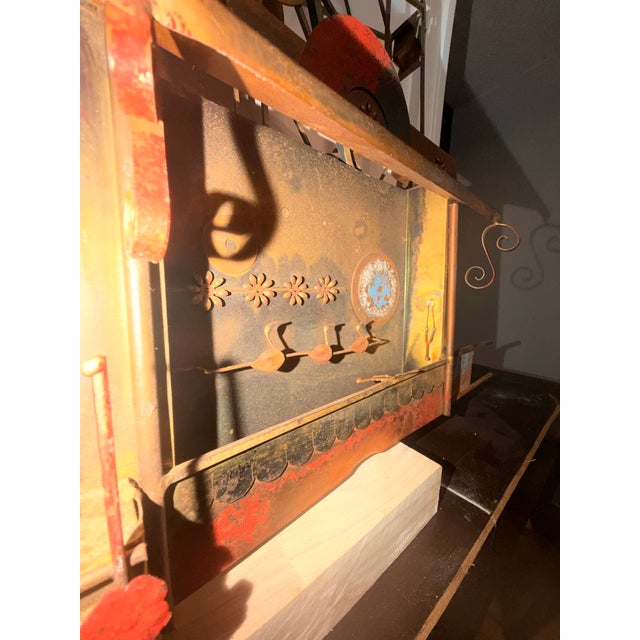 Curtis Jere Vintage 1970s C. Jeré (Curtis Jeré) Large-Scale Carnival Wall Sculpture, Signed “C. Jeré For Sale - Image 4 of 16