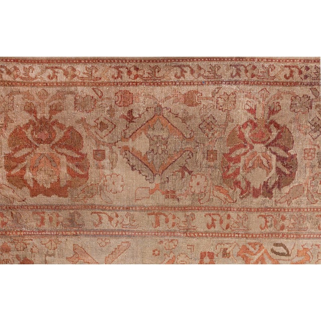 Fine Antique Indian Amritsar Handmade Wool Rug For Sale - Image 4 of 9