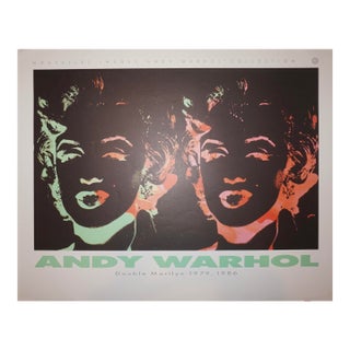 Styled After Andy Warhol 1989 Double Marilyn Offset-Lithograph Pop Art Poster For Sale