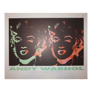 Styled After Andy Warhol 1989 Double Marilyn Offset-Lithograph Pop Art Poster