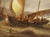 Dramatic 19th Century Maritime Oil on Canvas Painting by Josef Mahorcig, 1880 For Sale - Image 10 of 18