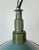 Mid-Century Modern Industrial Petrol Enamel Military Pendant Lamp with Cast Aluminium Top, 1960s For Sale - Image 3 of 17