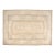 Vintage Turkish Area Rug, 9'7" X 6'8" Hand-Knotted Minimalist Oushak Carpet, Neutral Beige and Soft Green Decorative Wool and Cotton Blend Rug For Sale