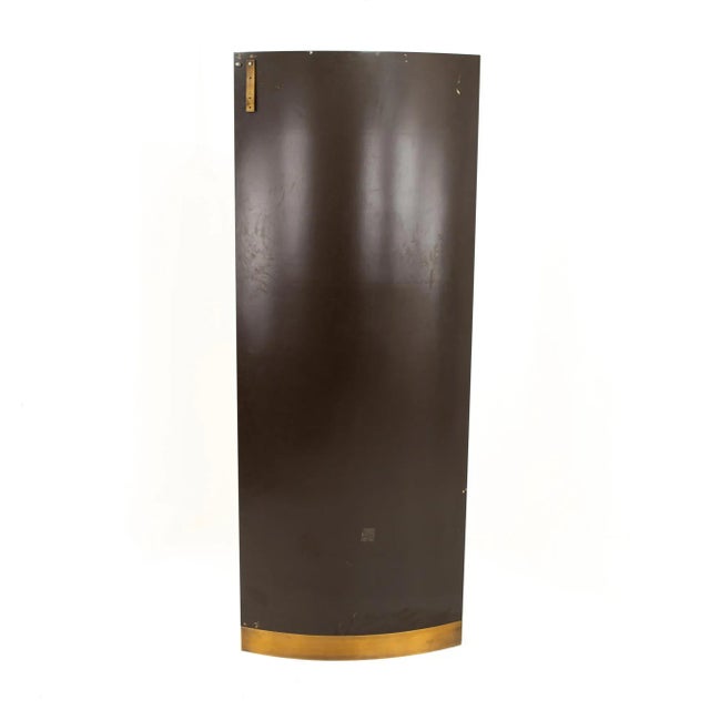 Milo Baughman Style Mid Century Burlwood Room Divider For Sale - Image 9 of 11