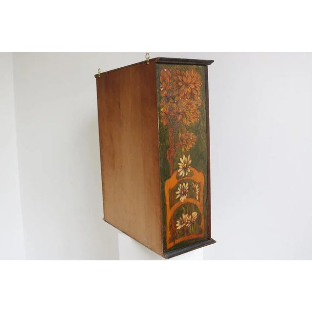 French Art Nouveau Hanging Cabinet, 1900 For Sale - Image 9 of 12