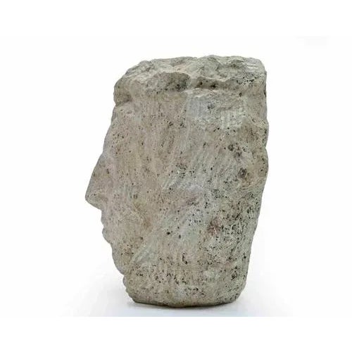 Modern Sirio Pellegrini, Head, Stone Sculpture, 1960s For Sale - Image 3 of 5